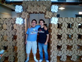 Illustration for article titled Bloxes: Lego-Like Cardboard Tech For the Office